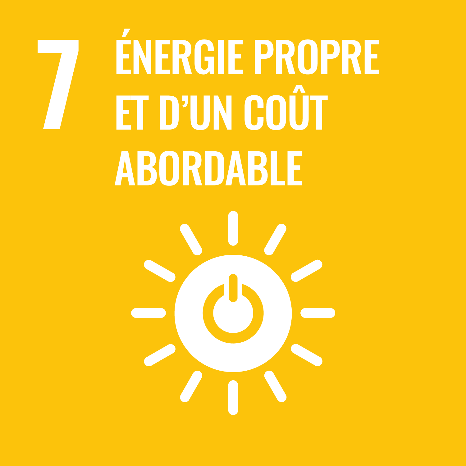 ODD 7: Energie propre + prix abordable